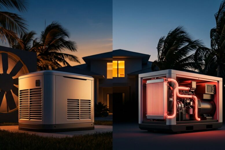 Air-Cooled vs Liquid-Cooled Generators for Florida Homes