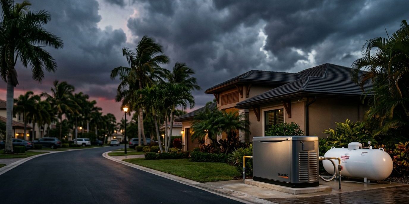 Natural Gas vs. Propane Home Standby Generator Options in Florida