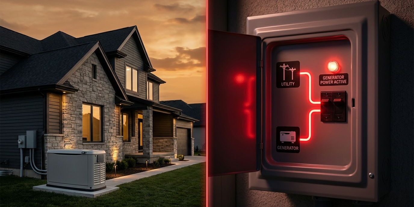 Home Generator Transfer Switch System Automatic Transfer Switch Basics for Whole-House Generators