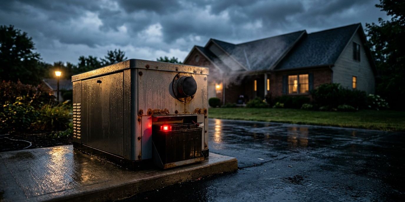 Why Your Whole House Generator Won't Start After a Storm