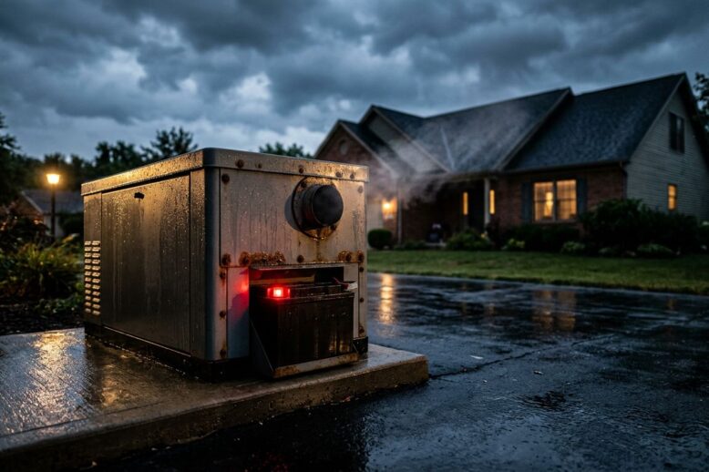 Why Your Whole House Generator Won't Start After a Storm