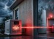 A home generator powers a refrigerator, router, and medical device during a storm.
